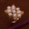 Sukkhi Splendid Kundan Gold Plated Ring