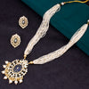 Sukkhi Trendy Gold Plated Kundan & Pearl Necklace Set For Women