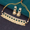 Sukkhi Splendid Gold Plated Kundan & Pearl Necklace Set For Women