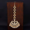 Sukkhi Trendy Floral Gold Plated Kundan & Pearl Mangtikka For Women