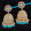 Sukkhi Modish Gold Plated Kundan & Pearl Jhumki Earring For Women