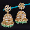 Sukkhi Ritzy Gold Plated Kundan & Pearl Jhumki Earring For Women