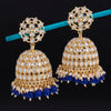 Sukkhi Fascinating Gold Plated Kundan & Pearl Jhumki Earring For Women