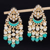 Sukkhi Pleasant Gold Plated Kundan & Pearl Chandbali Earring For Women