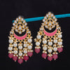 Sukkhi Attractive Gold Plated Kundan & Pearl Chandbali Earring For Women