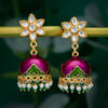 Sukkhi Ravishing Gold Plated Mint Pearl Jhumki Earring for Women