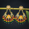 Sukkhi Marvelous Gold Plated Mint Kundan Pearl Dangle Earring For Women