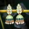 Sukkhi Marvellous Gold Plated Meenakari Pearl Jhumki Earring for Women