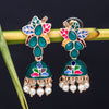 Sukkhi Splendid Gold Plated Meenakari Pearl Jhumki Earring for Women