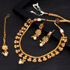 Sukkhi Astonishing Pearl Gold Plated Choker Necklace Set for Women