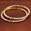 Sukkhi Sparkling Gold Plated CZ Bangles For Women