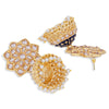 Sukkhi Lavish Pearl Gold Plated Kundan Meenakari Jhumki Earring for Women