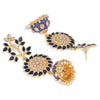 Sukkhi Spectacular Pearl Gold Plated Kundan Meenakari Jhumki Earring for Women