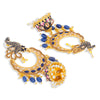 Sukkhi Elegant Pearl Gold Plated Peacock Meenakari Jhumki Earring for Women