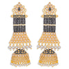 Sukkhi Exotic Pearl Gold Plated Kundan Meenakari Jhumki Earring for Women