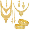 Sukkhi Traditional Gold Plated Combo Necklace Set For Women