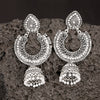 Sukkhi Delightful Pearl Oxidized Jhumki Earring for Women