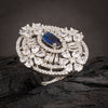 Sukkhi Delightful CZ Rhodium Plated Ring for Women