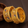 Sukkhi Peacock Kundan Gold Plated Bangles for Women