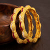 Sukkhi Pleasing Kundan Gold Plated Bangles for Women