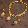 Sukkhi Charming Gold Plated Choker Necklace Set for Women