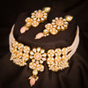 Sukkhi Glamorous Kundan & Pearl Gold Plated Choker Necklace Set for Women