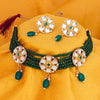 Sukkhi Ravishing Kundan & Pearl Gold Plated Choker Necklace Set for Women