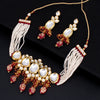 Sukkhi Graceful Kundan & Pearl Gold Plated Choker Necklace Set for Women