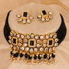 Sukkhi Splendid Kundan & Pearl Gold Plated Choker Necklace Set for Women