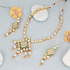 Sukkhi Resplendent Kundan & Pearl Gold Plated Choker Necklace Set for Women