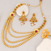 Sukkhi Exotic Pearl Gold Plated Layer Necklace for Women