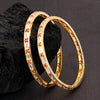 Sukkhi Gorgeous Gold Plated CZ Bangles for Women