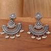 Sukkhi Resplendent Oxidised Chandbali Pearl Earring For Women