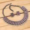Sukkhi Astonish Oxidised Pearl Choker Necklace Set For Women