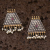 Sukkhi Fascinating Oxidised Stud Pearl Earring For Women