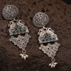 Sukkhi Equisite Peacock Oxidised Drop Pearl Earring For Women