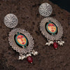Sukkhi Temple Oxidised Drop Pearl Earring For Women