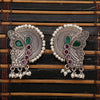 Sukkhi Amazing Butterfly Oxidised Stud Pearl Earring For Women