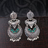 Sukkhi Amazing Chandbali Design Oxidised Drop Pearl Earring For Women