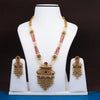 Sukkhi Charming Equisite Kundan Gold Plated Pearl Long Necklace Set for Women