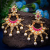 Sukkhi Chandbali Design Kundan Gold Plated Pearl Drop Earring for Women