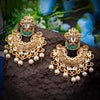 Sukkhi Glorious Ritzy Kundan Gold Plated Pearl Chandbali Earring for Women