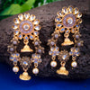 Sukkhi Stylish Pretty Kundan Gold Plated Pearl Dangle Earring for Women