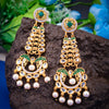 Sukkhi Ravishing Glimmery Kundan Gold Plated Pearl Dangle Earring for Women