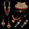 Sukkhi Incredible Amazing Bridal Kundan Gold Plated Pearl Dulhan Set for Women