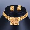 Sukkhi Classic Exotic Gold Plated Pearl Choker Necklace Set for Women