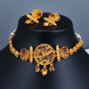 Sukkhi Floral Amazing Gold Plated Pearl Choker Necklace Set for Women