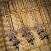 Sukkhi Modish Kundan & Pearl Gold Plated Earring Maangtika For Women