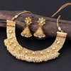 Sukkhi Incredible Gold Plated Kundan & Pearl Choker Necklace Set For Women